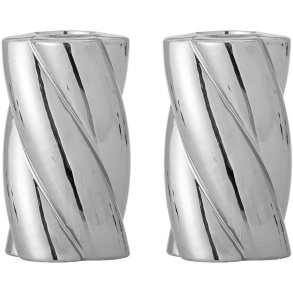 Bloomingville Silvia Kerzenhalter 2er Set H9,5 cm, Silber