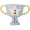 Bloomingville Mini Trophy bertopf H16 cm, Blau