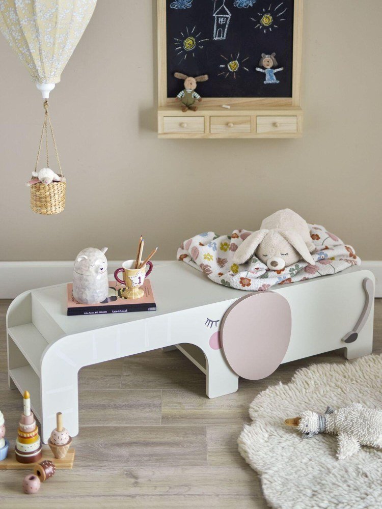 Bloomingville Mini Ferdinand Bank 110 cm, Grau