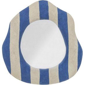 Bloomingville Travis Wandspiegel 38,5x39,5 cm, Blau