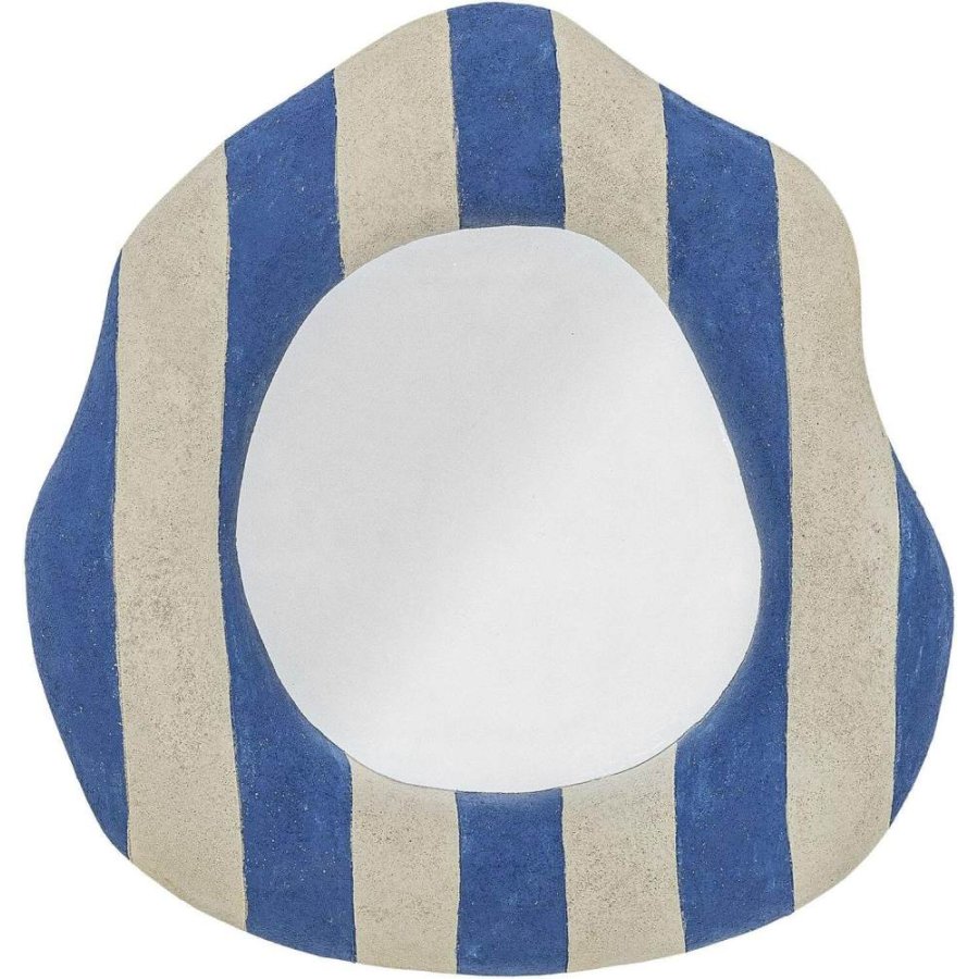Bloomingville Travis Wandspiegel 38,5x39,5 cm, Blau