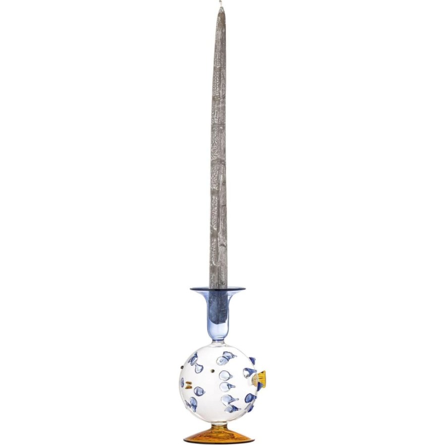 Creative Collection Phila Kerzenhalter H17 cm, Blau
