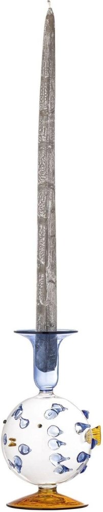 Creative Collection Phila Kerzenhalter H17 cm, Blau