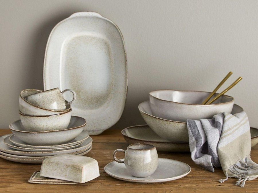 Bloomingville Sandrine Frhstcksset 12-teilig, Natur