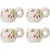 Bloomingville Freckles Tasse 4er Set 20 cl, Rot