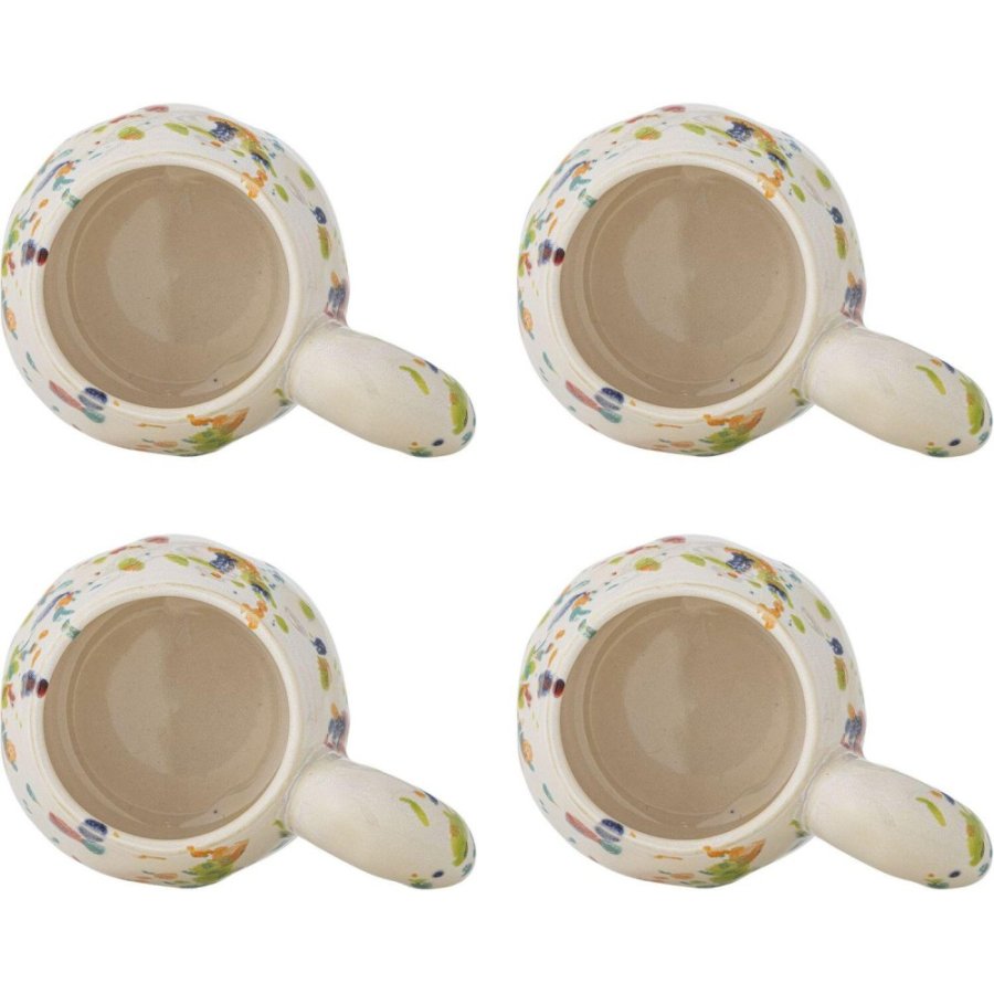 Bloomingville Freckles Tasse 4er Set 20 cl, Rot