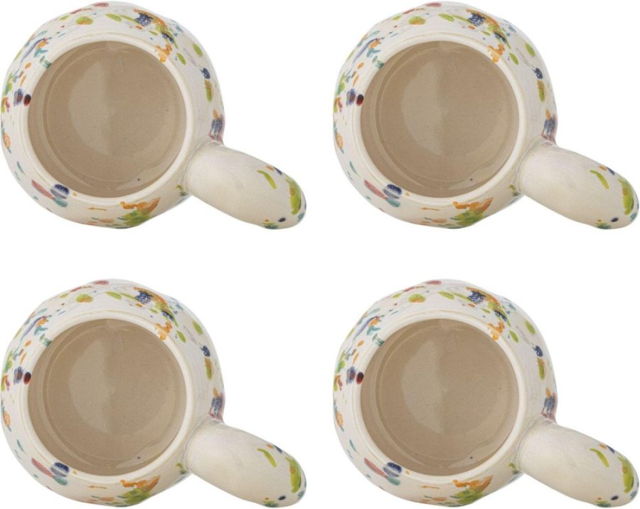 Bloomingville Freckles Tasse 4er Set 20 cl, Rot