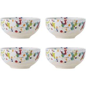 Bloomingville Freckles Schssel 4er Set 11,5 cm, Rot