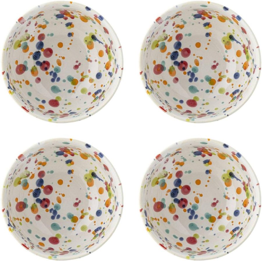 Bloomingville Freckles Schssel 4er Set 11,5 cm, Rot