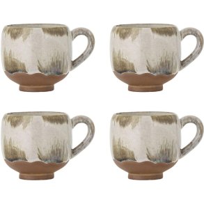 Bloomingville Jade Tasse 4er Set 20 cl, Natur