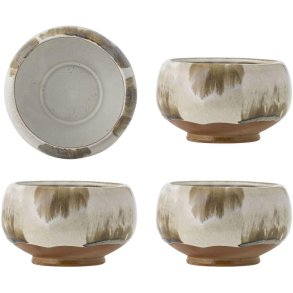 Bloomingville Jade Schssel 4er Set 12 cm, Natur