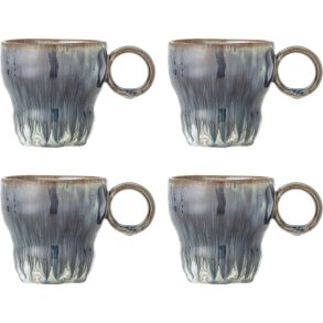 Bloomingville Nigel Tasse 4er Set 30 cl, Blau