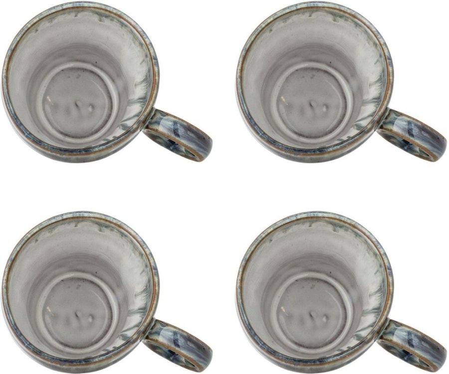 Bloomingville Nigel Tasse 4er Set 30 cl, Blau