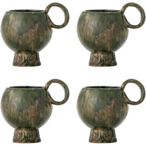 Bloomingville Avonlea Tasse 4er Set 25 cl, Grn