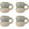 Bloomingville Luna Tasse 4er Set 40 cl, Blau