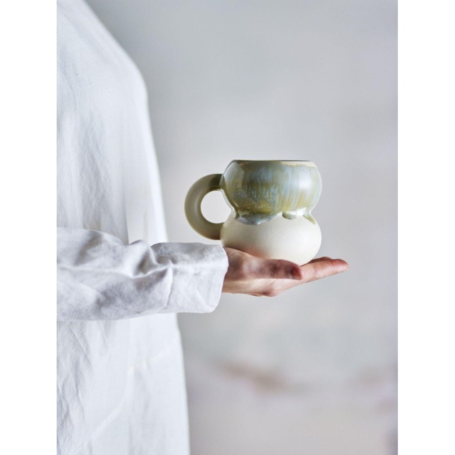 Bloomingville Luna Tasse 4er Set 40 cl, Blau