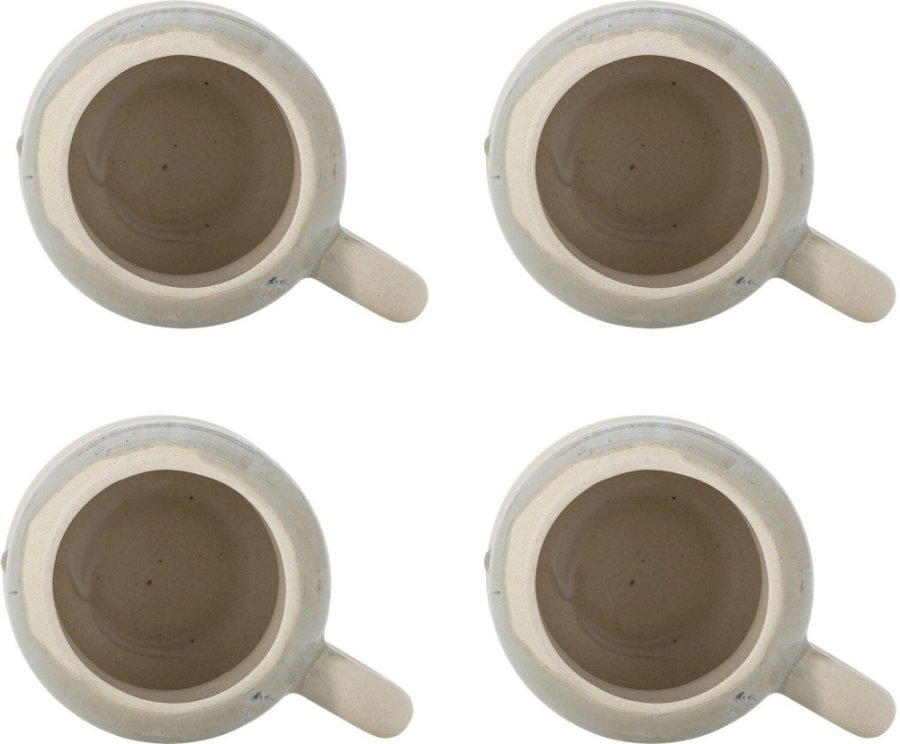 Bloomingville Luna Tasse 4er Set 40 cl, Blau