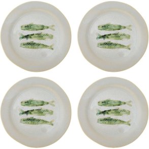 Creative Collection Hadden Teller 4er Set 27 cm, Grn