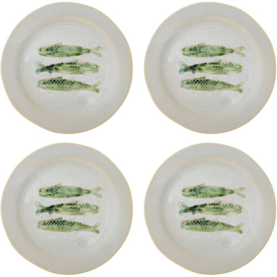 Creative Collection Hadden Teller 4er Set 27 cm, Grn