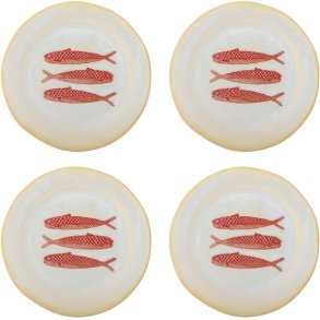 Creative Collection Hadden Teller 2er Set 27,5 cm, Rot