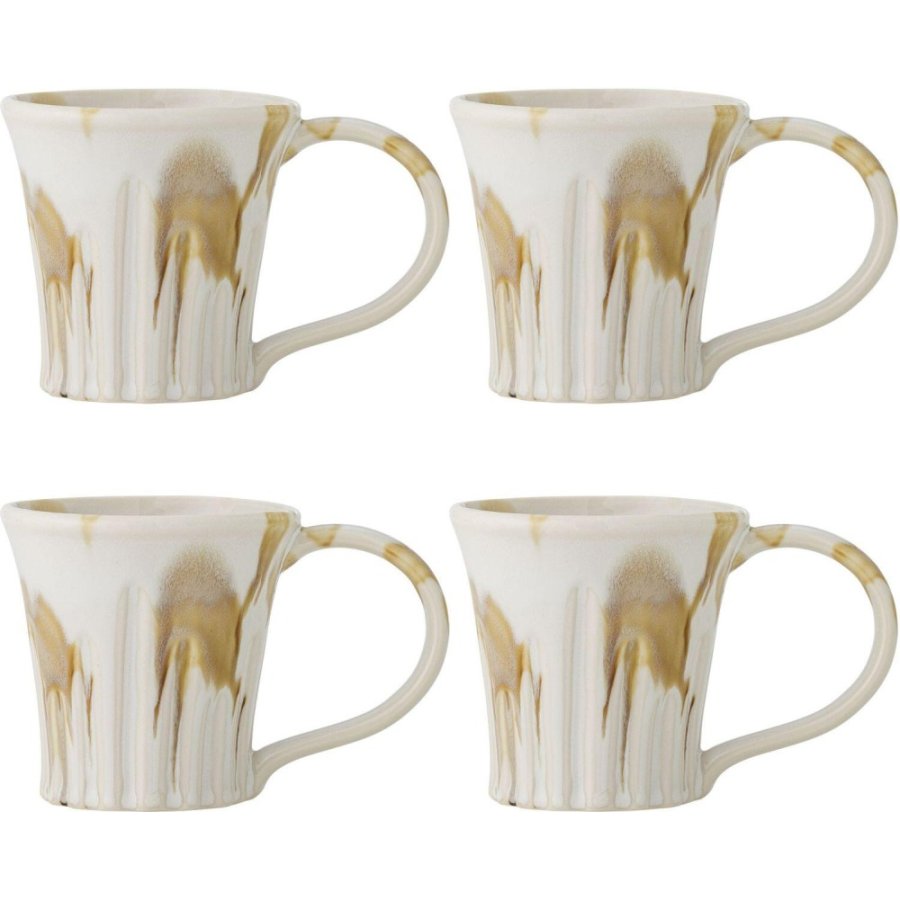 Creative Collection Joseph Becher 4er Set 26 cl, Braun