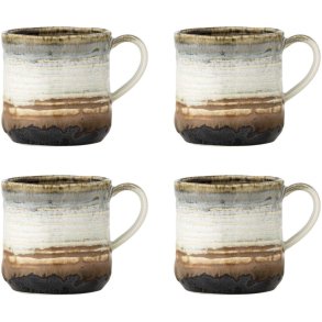 Bloomingville Deana Becher 4er Set 38 cl, Braun