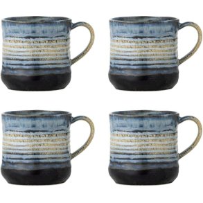 Bloomingville Deana Becher 4er Set 38 cl, Blau