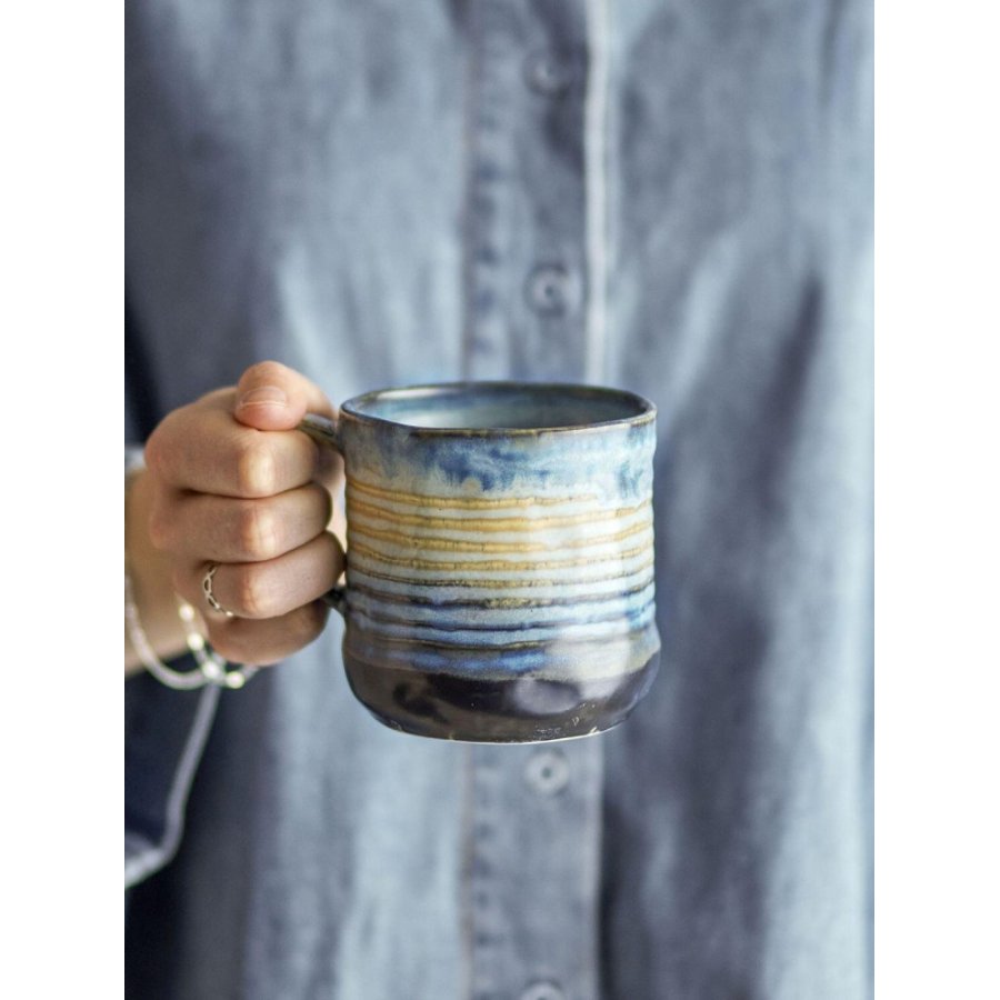 Bloomingville Deana Becher 4er Set 38 cl, Blau