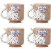 Bloomingville Missy Becher 4er Set 32,5 cl, Braun