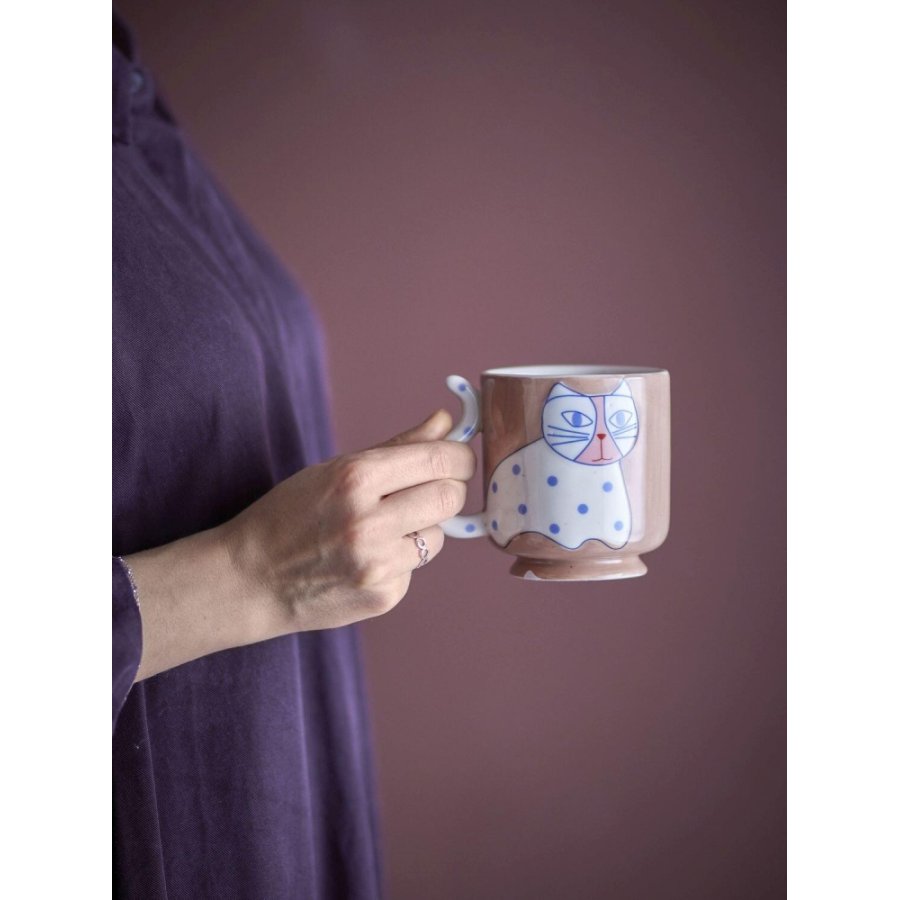 Bloomingville Missy Becher 4er Set 32,5 cl, Braun