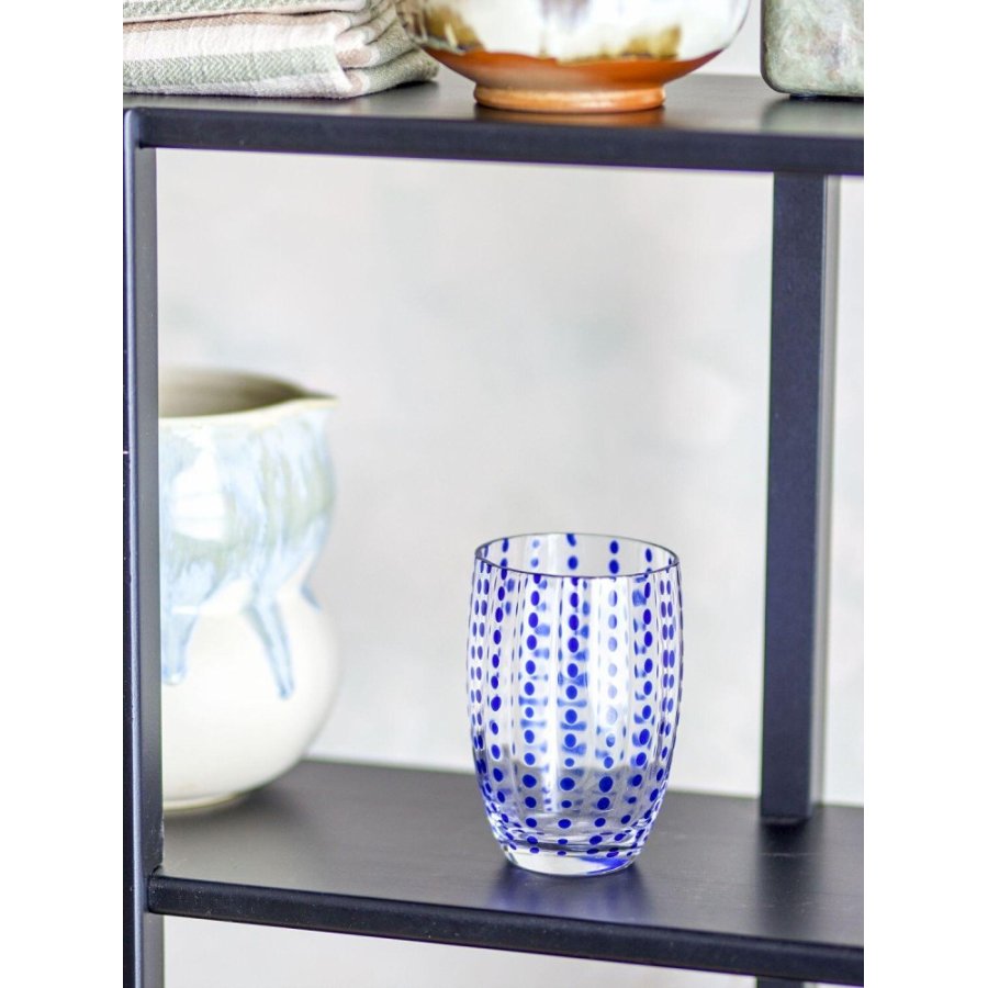 Bloomingville Brinley Trinkglas 4er Set 35 cl, Blau