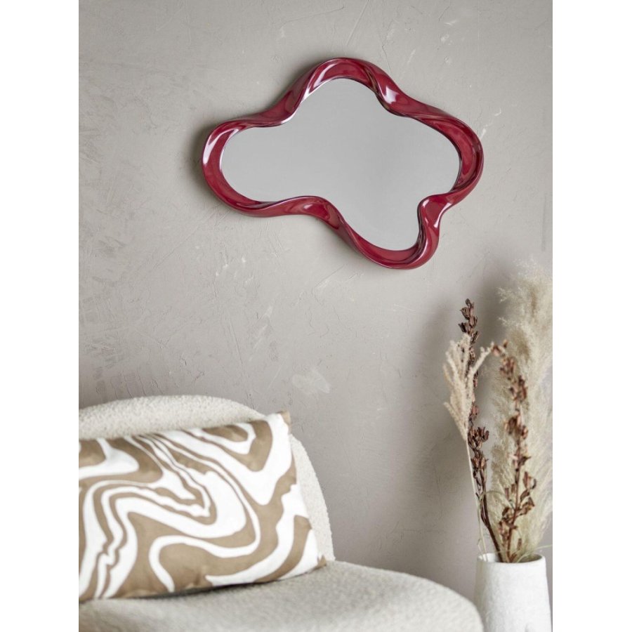Bloomingville Violeta Wandspiegel 47x61,5 cm, Rot