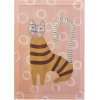 Bloomingville Missy Abbildung mit Rahmen 40x56 cm, Rosa