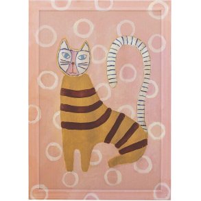 Bloomingville Missy Abbildung mit Rahmen 40x56 cm, Rosa