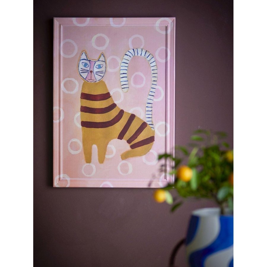 Bloomingville Missy Abbildung mit Rahmen 40x56 cm, Rosa