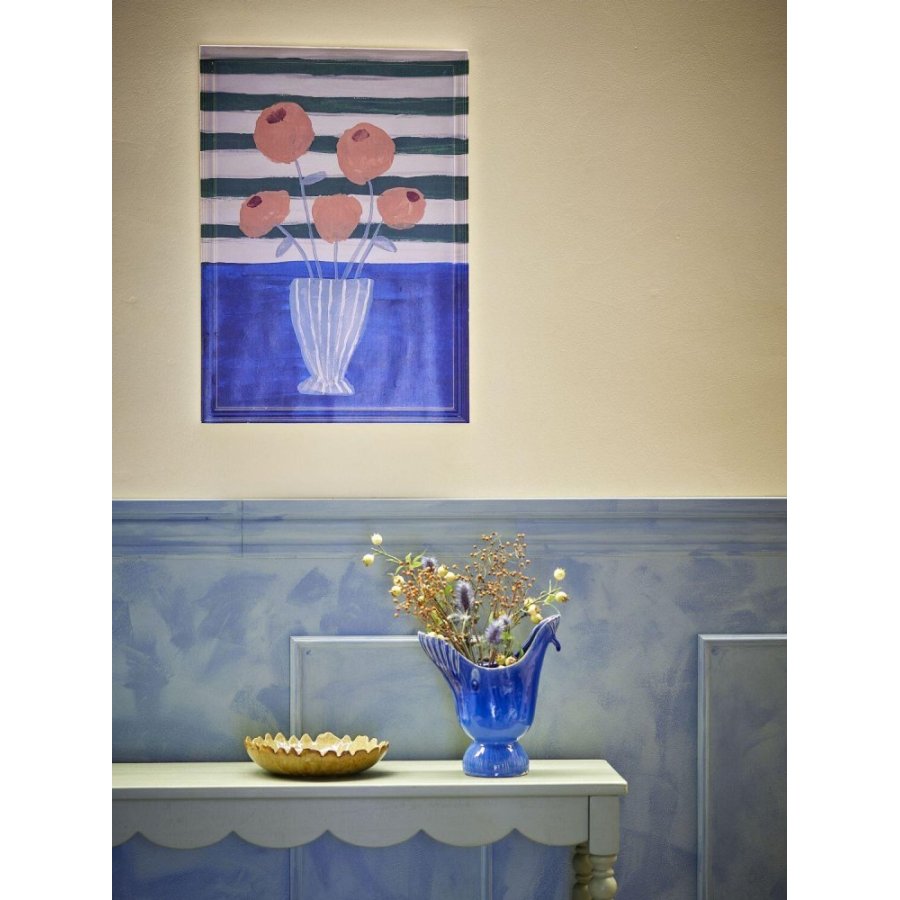 Creative Collection Florinda Abbildung mit Rahmen 50x70 cm, Blau