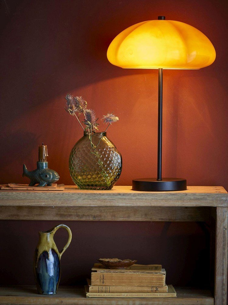 Creative Collection Kinoko Tischlampe H46,5 cm, Gelb