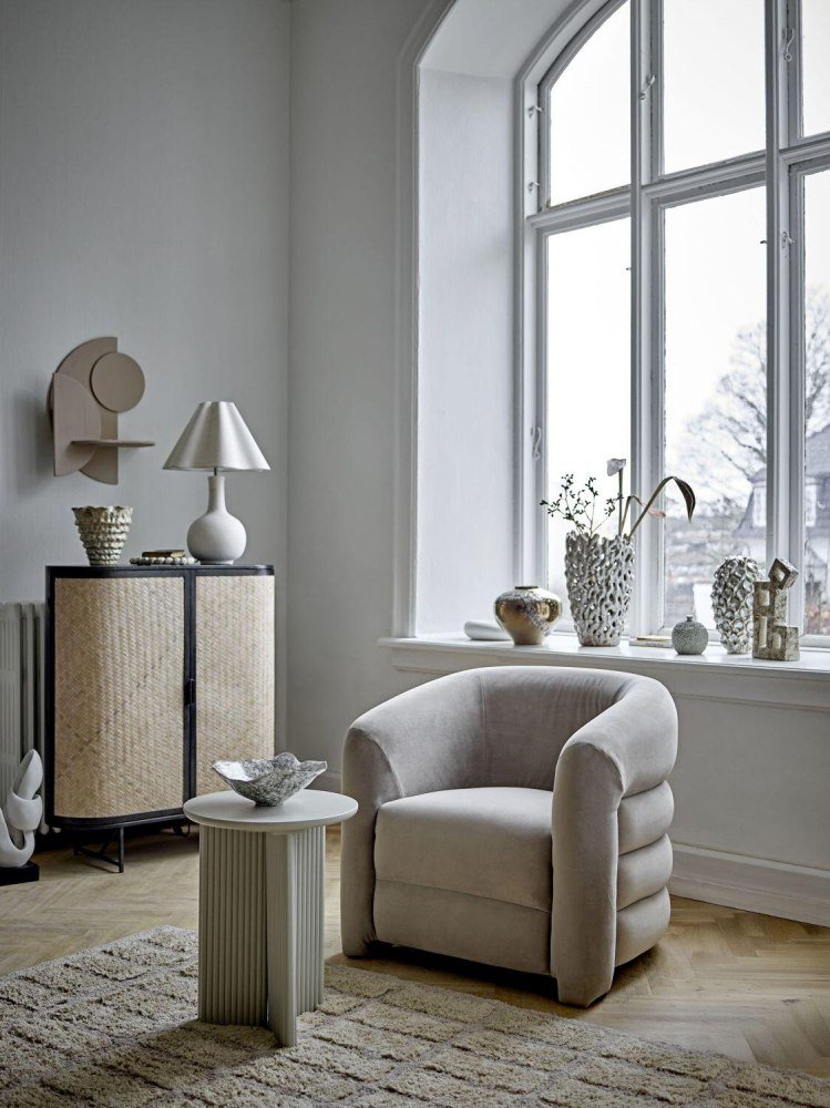 Bloomingville Edith Beistelltisch H50 cm, Wei