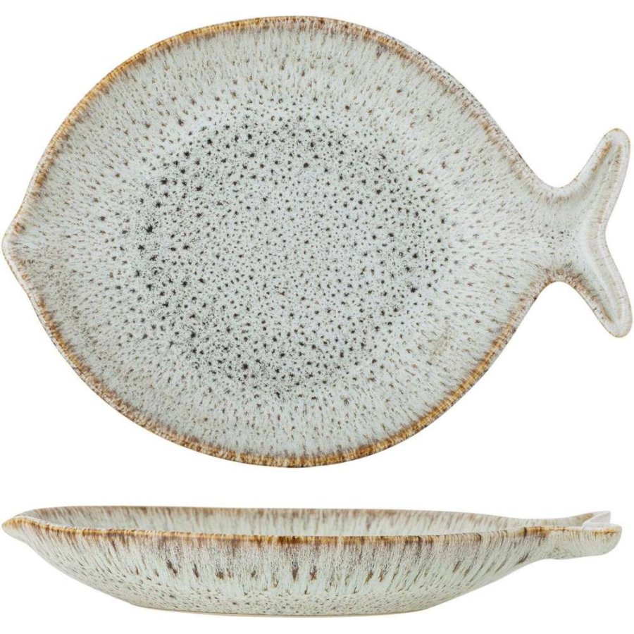 Creative Collection Fleur Servierplatte 27 cm, Natur