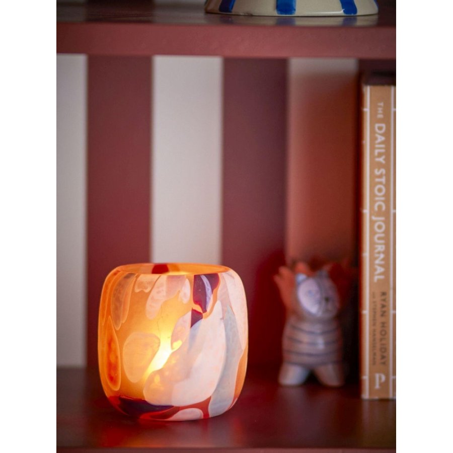 Bloomingville Karan Teelichthalter H9,5 cm, Rosa