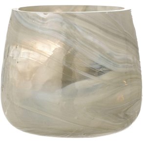 Bloomingville Imran Teelichthalter H9 cm, Grau