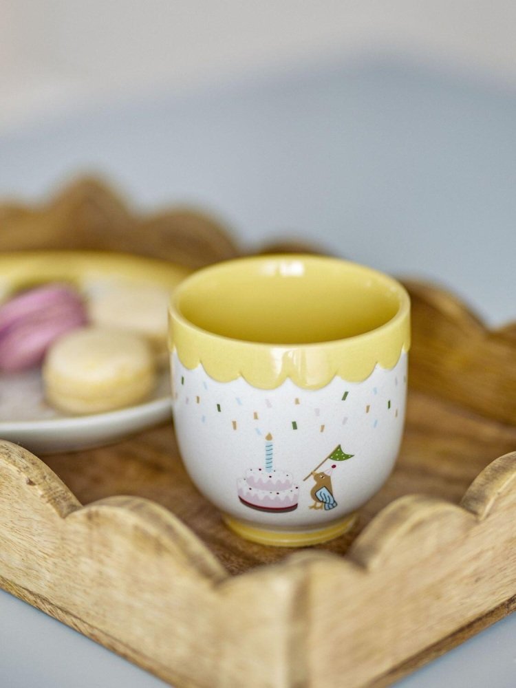 Bloomingville Mini Celebrate Tasse 15 cl, Gelb