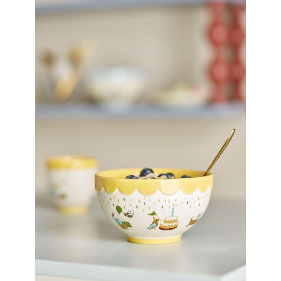 Bloomingville Mini Celebrate Schssel 13,5 cm, Gelb