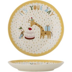 Bloomingville Mini Celebrate Teller 16 cm, Gelb