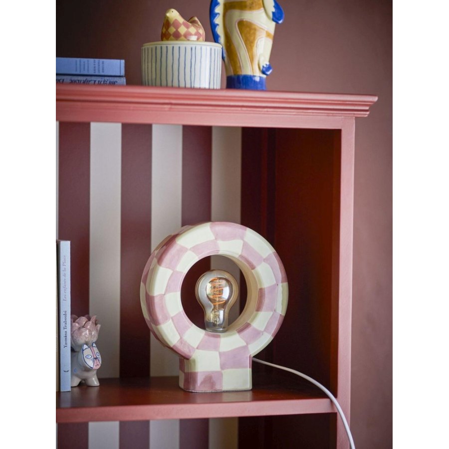 Bloomingville Vialini Tischlampe H23,5 cm, Rosa