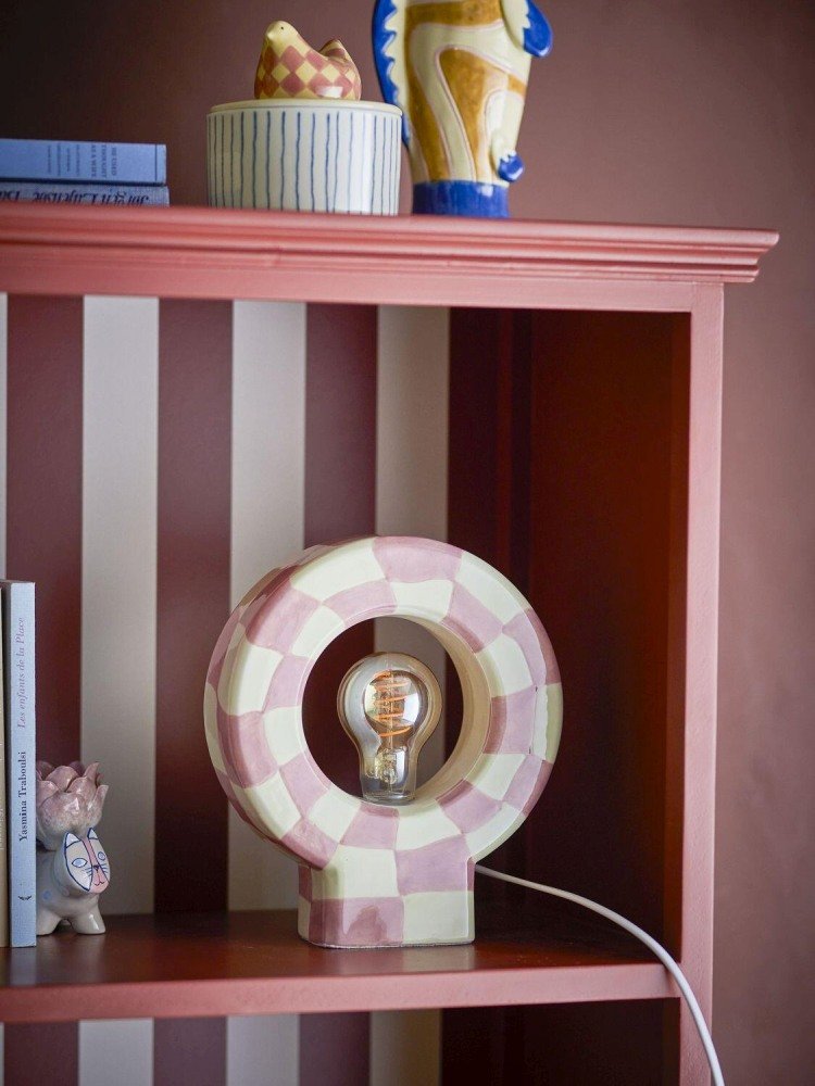 Bloomingville Vialini Tischlampe H23,5 cm, Rosa