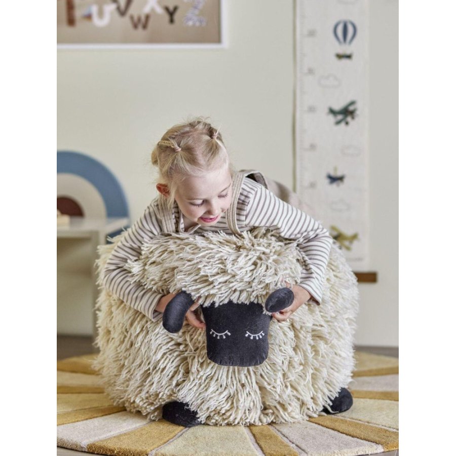 Bloomingville Mini Dolly Pouf H45 cm, Wei