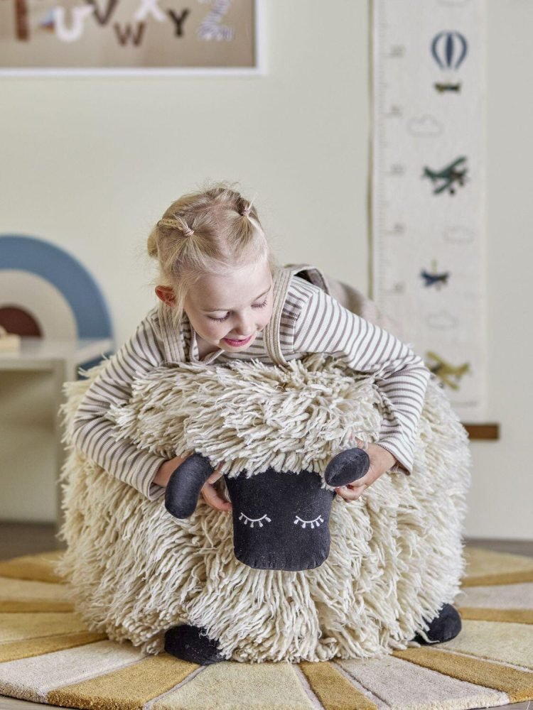 Bloomingville Mini Dolly Pouf H45 cm, Wei
