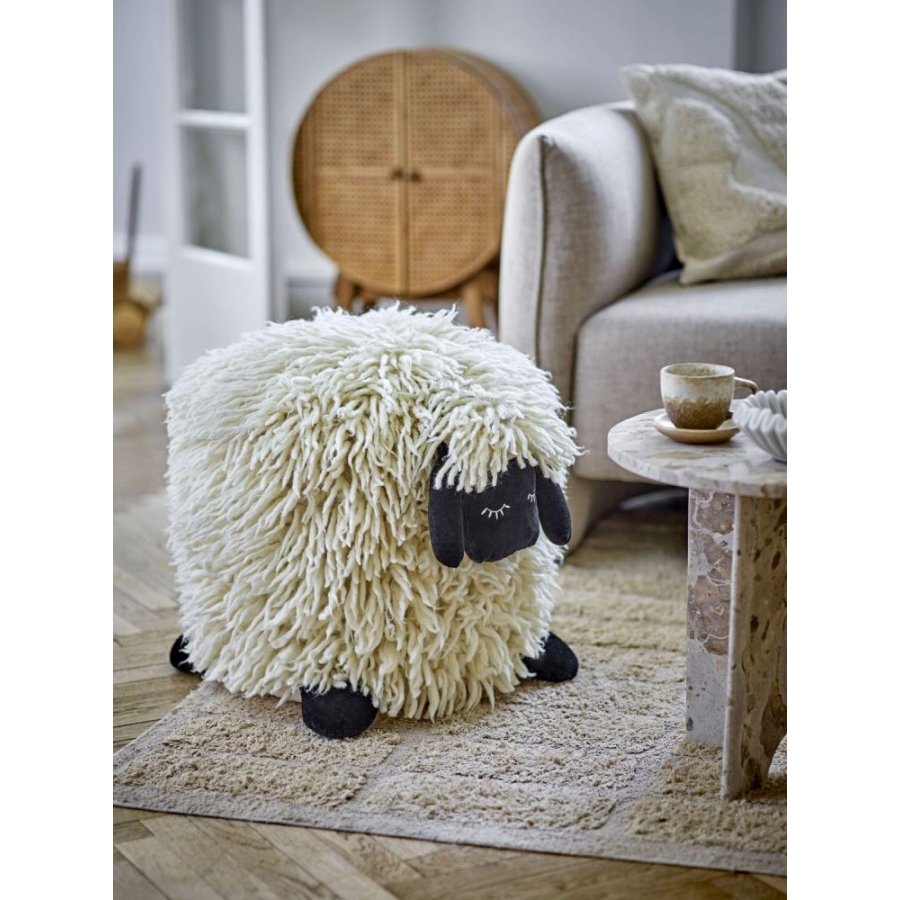 Bloomingville Mini Dolly Pouf H45 cm, Wei