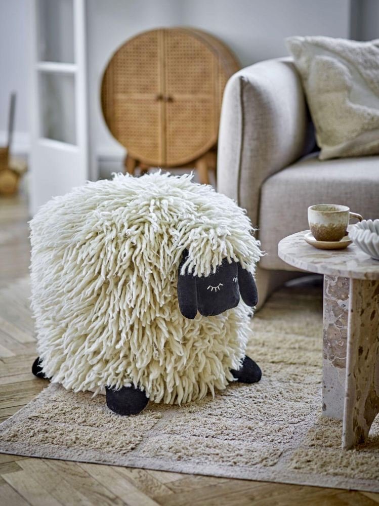 Bloomingville Mini Dolly Pouf H45 cm, Wei
